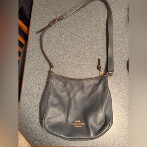Coach Dark Blue Leather Crossbody Bag